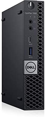 DELL 7060-MINI, Core i5-8500T 2.1Ghz, 16GB, 256GB SSD, Windows 10 Professional 64bit, Black (Refurbished)