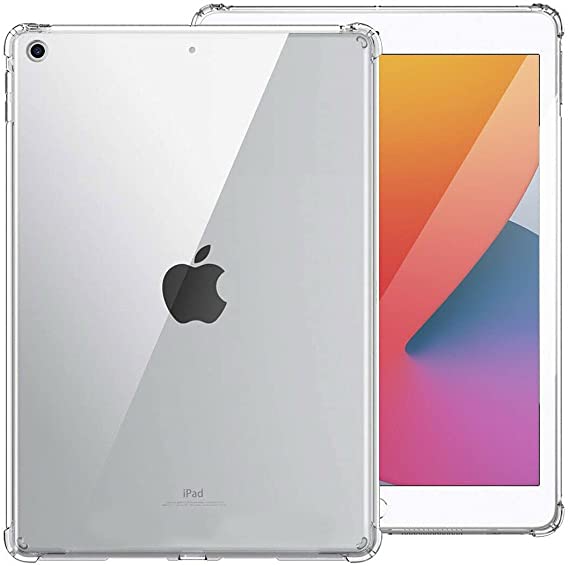 Anti shock Back Cover For Apple iPad 8th (10.2inch) (8th Generation) (2020) - Clear