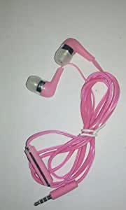 Music earphone super bassl pink