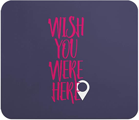 Loud Universe Love Valentine Wish You Were Here Rectangular Thick Flexible Mouse Pad