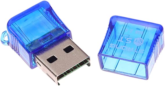 SDHC Micro Card Reader 1 Port - Blue 224