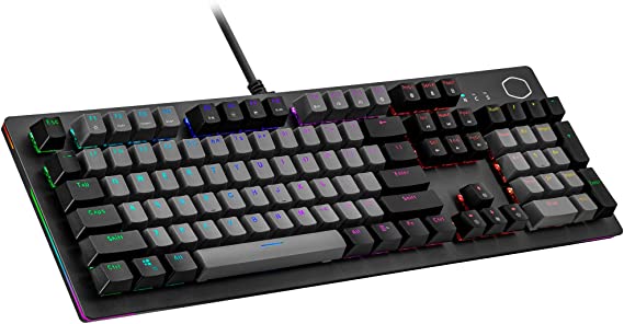 Cooler Master CK352 gaming keyboard full-size, red switches, US layout - QWERTY