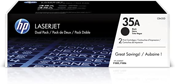 HP 35A LaserJet Print Cartridge - Black (Pack of 2)