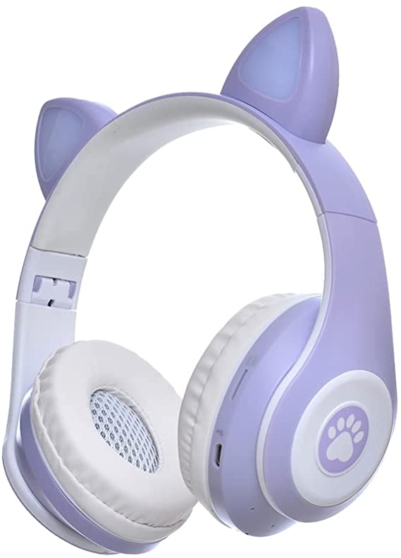 CT-930 Cat Wireless Headphones-Purple