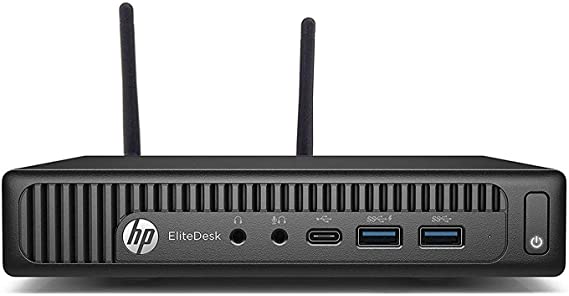 HP EliteDesk 800 G2 Desktop Mini - Intel Core i3 6100T up to 3.2GHz, 8GB DDR4, 512GB TLC 3D NAND SSD, Wireless Dual Band 11AC & Bluetooth 4.2 with Enhanced Dual Antennas, Windows 10 Pro