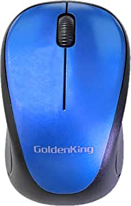 GoldenKing GW-05 Wireless Optical mouse mini 1200 DPi - Black Blue