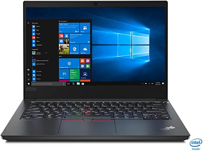 Lenovo ThinkPad E14 14" Full HD Laptop, Intel Core i5-10210U, 8GB RAM, 1 TB HDD, Windows 10 Pro