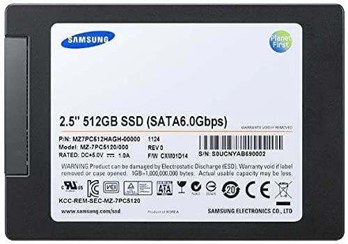 Samsung SSD 256GB Sata 6.0GBps HDD