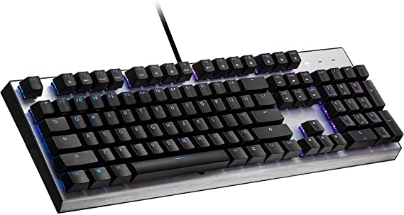 Cooler Master CK351 gaming keyboard full-size, red switches, UK layout - QWERTY