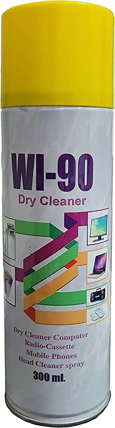 Wi-90 Spray Dry Cleaners & Dust Blowers 300ml For PC & Laptop, Radio Cassette, Mobile phone