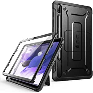 SUPCASE Unicorn Beetle Pro Series Case for Samsung Galaxy Tab S7 FE 12.4 Inch (2021), Full-Body Rugged Heavy Duty Case with Built-in Screen Protector & S Pen Holder (Black)