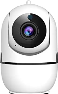 Qiwa® FHD 1080P WiFi Home IP Camera, Indoor Pan/Tilt 2.4Ghz Wireless Security Camera,Nanny cam with Auto Tracking, Cloud Service, Night Vision, Two Way Audio for Baby/Elder/Pet