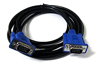 LipiWorld® VGA Cable 15PIN Male to Male 1.5M VGA Cable-Black