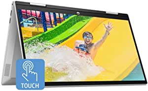 HP Pavilion x360 Convertible 2n1 14-dy0143ne laptop - 11th Intel Core i5-1135G7, 8G RAM , 512GB SSD, Intel Iris Xe Graphics, 14" FHD (1920 x 1080) Multi-Touch IPS 250 nits, Dos - Natural Silver
