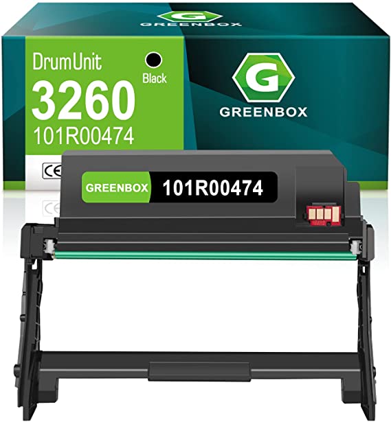 GREENBOX (NO Toner) Compatible Drum Unit Replacement for Xerox 3215 101R00474 for Phaser 3260DI 3260DNI 3215NI 3225DNI 3260DI 3260DNI 3260VI 3215NI 3225 3225 3225DNI 3225V 3052 3260 Printer (1 Pack)