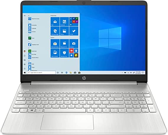 HP 15s-eq2003ne Laptop - Ryzen 5 5500U 6-Cores, 8GB RAM , 512GB SSD, AMD Radeon Graphics, 15.6" FHD (1920 x 1080) micro-edge anti-glare 250 nits, Windows 10 - Natural Silver