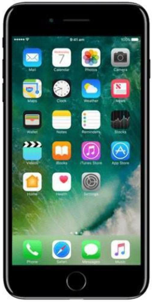 Apple iPhone 7 Plus with FaceTime - 256GB, 4G LTE, Jet Black, 5.5 Inch