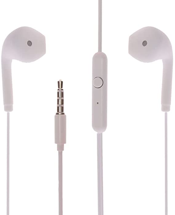 AUX Wired Earbuds - White