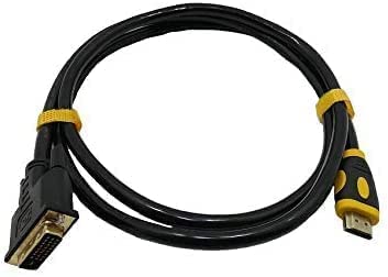 Hdmi To Dvi 24-1 Cables 1m - Yellow and Black