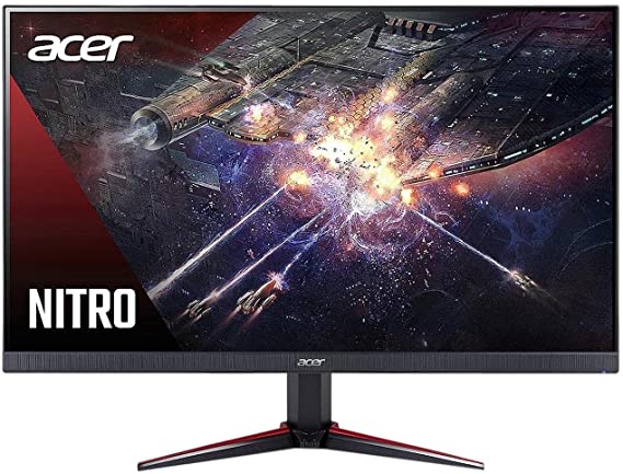 Acer Nitro Gaming Monitor with 165Hz 1ms Vrb Ips Flat 1080P Free Sync HDMI DP 250c, 27in