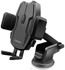 car Earldom Mount Holder 360 Degree Flexible Universal Dashboard Car Truck Mobile car Phone Holder Windshield Phone Holder Desk Stand for iPhone, Samsung, Moto, Huawei, Nokia, LG, Smartphones, Black
