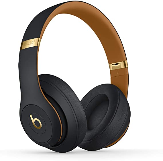 Beats Studio3 Wireless Noise Cancelling Over-Ear Headphones - Apple W1 Headphone Chip, Class 1 Bluetooth, 22 Hours of Listening Time, Built-in Microphone - Midnight Black (Latest Model)