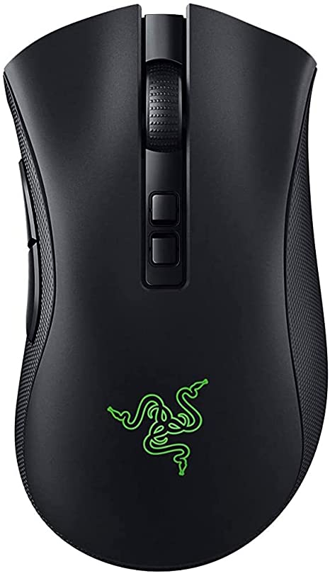 DeathAdder v2 Pro Wireless Gaming Mouse of Razer : 20K DPI Optical Sensor - 3x Faster Than Mechanical Optical Switch - Chroma RGB Lighting - 70 Hr Battery Life - 8 Programmable Buttons - Classic Black