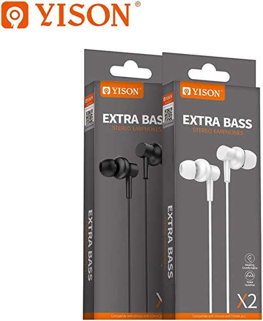 Yison X2 Stereo Headphone With Microphone - Black
