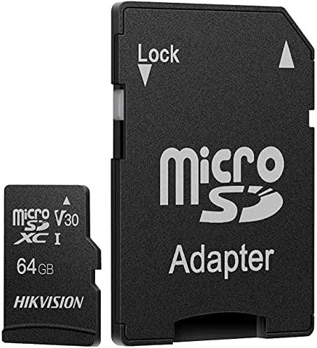 Hikvision microSDXC 92 MB/s Card/Class 10 with Adapter 64GB