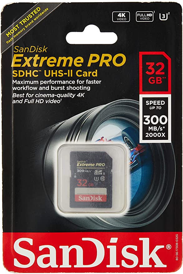 SANDISK SDSDXPK-032G-ANCIN SanDisk Extreme(R) PRO(R) SDXC(TM) Card (32GB)