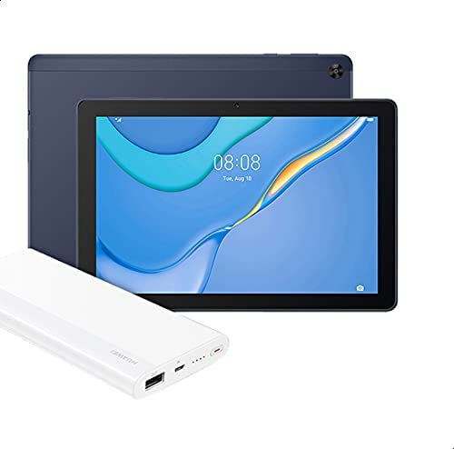 HUAWEI MatePad T10 Tablet, 32 Gb, 2GB Ram with Power Bank 10000 mAh (Deep Sea Blue, 9.7in)