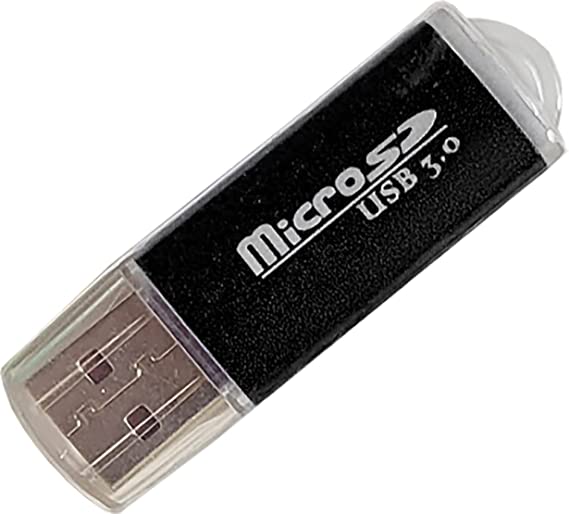 Mini USB 3.0 Card Reader for Micro SD Card TF card Adapter - Black