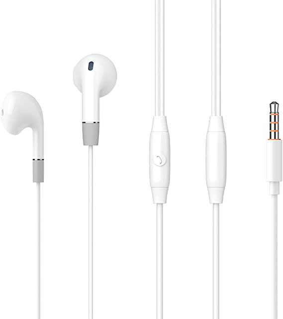 Earphones Stereo Sound - G8 White