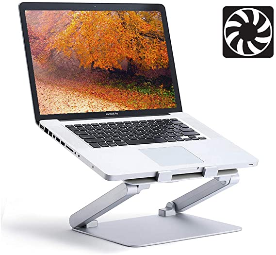 DXX Laptop Heat Dissipation Stand, Ergonomic Aluminum Laptop Mount Computer Stand, Detachable Laptop Riser Notebook Holder Stand,Metal Holder Compatible with 10 to 15.6 Inches Notebook Computer