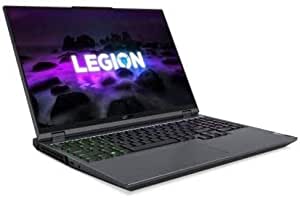 Lenovo Legion 5 Pro Laptop - Ryzen 7 5800H, 16GB RAM, 512GB SSD, NVIDIA GeForce RTX 3060 6GB GDDR6 Graphics, 16" WQXGA (2560x1600) IPS 500nits 165Hz, 4-Zone RGB Backlit KB, Windows 11 - Storm Grey