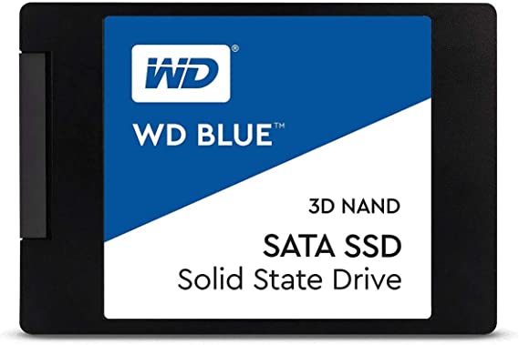 WD Blue 3D NAND SATA SSD 250GB - 2.5" SATA SSD, Up to 550MB/s Read/525MB/s Write