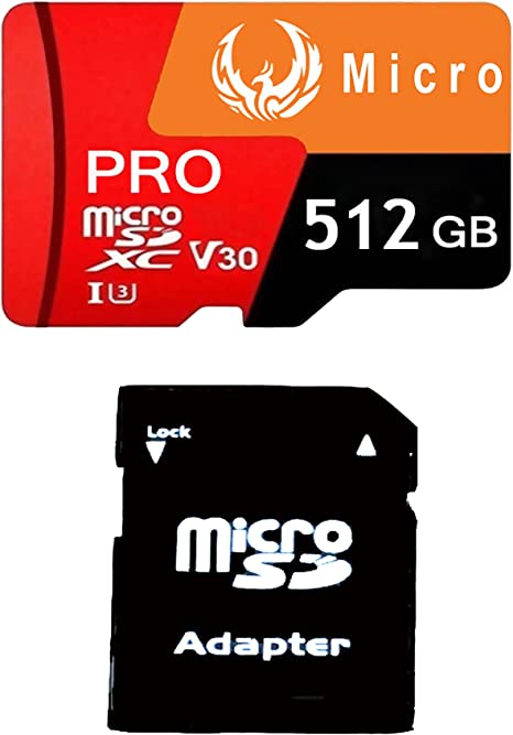 XC 512GB Micro Pro SDXCI Memory Card Class 10 with Adapter