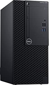 Dell Optiplex 3060 Tower Desktop PC Intel Core I3-8100, 16GB RAM, 1TB HDD With 240GB SSD, Nvidia Geforce 2GB Dedicated Graphic Card GT 1030, Windows 10 Pro 64-Bits - Black