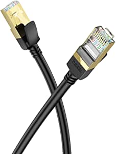 Hoco US02 - Level Pure Copper Gigabit Ethernet Internet Cable, Network Theoretical Speed 1Gbps=125Mb/S, Routers, Computers And Other Rj45 Interface Devices (1M) - Black
