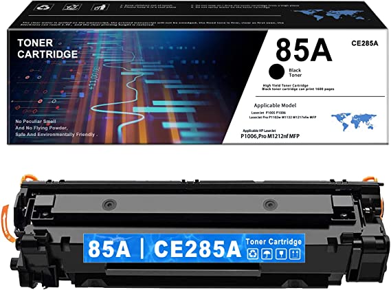 HOBBYUNION Compatible 85A Toner Cartridge Replacement for HP CE285A (Black,1-Pack)