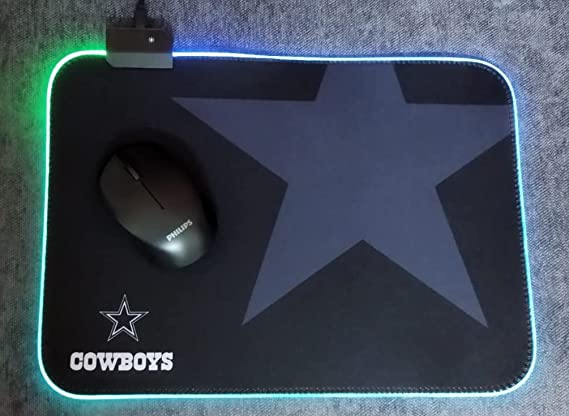 Cowboy RGB Gaming Mouse Pad – M Size – Anti Slip Rubber Base – Speed Edition | (35 * 25cm)