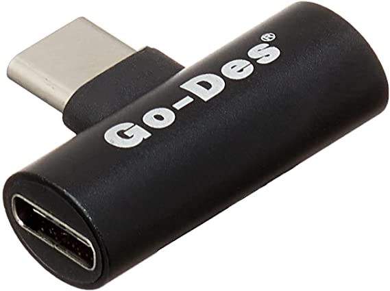 GO-Des GD-CT015 Dual USB-C Connecter Music And Charging At The Same Time - Silver
