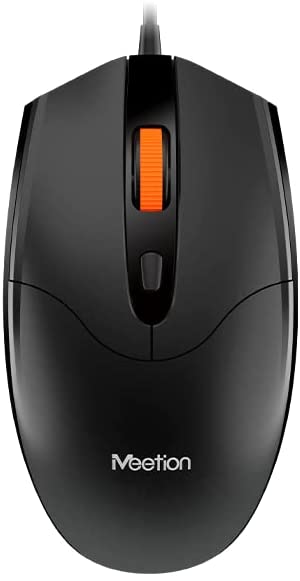 Meetion MT-M362 USB Wired Optical Computer Mouse -Black