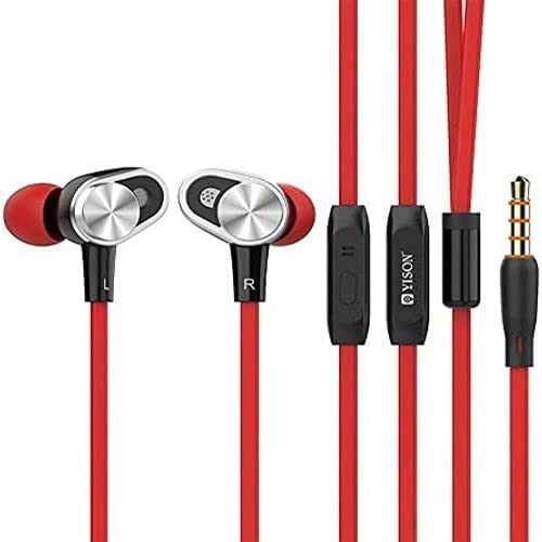 Set Of 2 Celebrat Cx620 Wired Headphones - Red