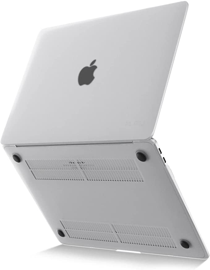 Kuzy Compatible with MacBook Air 13 inch Case 2021 2020 2019 2018 Release A2337 M1 A2179 A1932 Mac Book Air Case Hardshell Soft Touch Hard Cover Laptop Case for 13 inch MacBook Air Case, Frost Clear