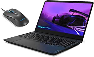 Lenovo IdeaPad Gaming 3 Laptop - Ryzen 7 5800H 8Cores, 16GB RAM, 512GB RAM, NVIDIA GeForce RTX 3050 4GB GDDR6 Graphics, 15.6" FHD 1920x1080 IPS 120Hz, Backlit Keyboard, Dos - Black + Gaming RGB Mouse