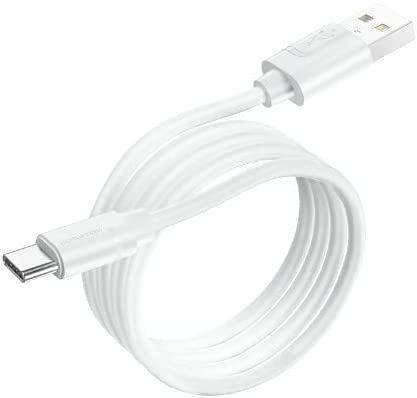 Borofone Bx55 Harmony Silicone Charging Data Cable For Type-C White