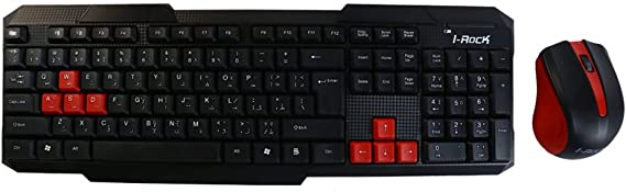 Keyboard+Mouse Wireless Irock BA-90