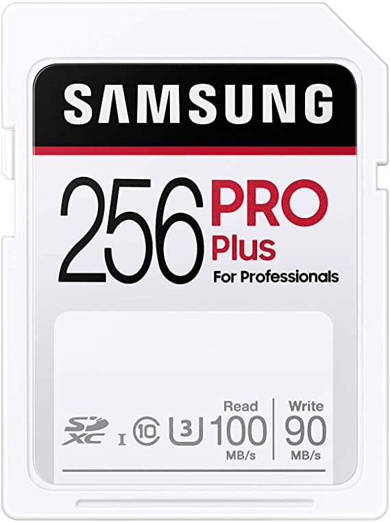 SAMSUNG PRO Plus SDXC Full Size SD Card 256GB (MB SD256H), MB-SD256H/AM