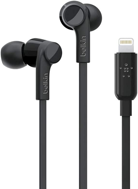 Belkin G3H0001BTBLK Headphones with Lightning Connector Black